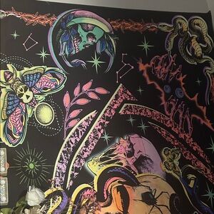 Colorful Psychedelic Wall Art.  tapestry from spencer’s